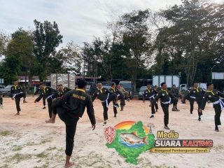 Kodim 1015/Sampit Gelar Latihan Pencak Silat Militer