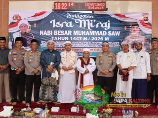 Polres Kotim Peringati Isra Mi’raj Nabi Besar Muhammad SAW 1447 H di Masjid Al Muslih