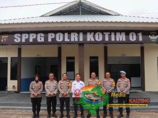 Ketua Tim Audit Kinerja Tahap I Polda Kalteng Tinjau Bangunan SPPG di Kotim