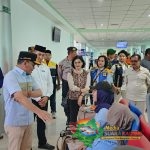 Gubernur Kalteng Monitoring Arus Mudik Lebaran di Bandara Tjilik Riwut Palangka Raya