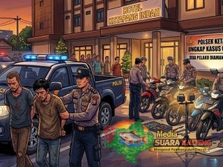 Polsek Ketapang Ungkap Kasus Curanmor, Dua Pelaku Diamankan di Hotel