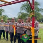 Wadanyon B Pelopor Pimpin Peresmian Obstacle “Talawang Pahalangan” di Mako Batalyon B Pelopor Sampit