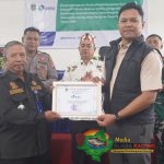 Berkontribusi pada Kemajuan Daerah, Pemerintah Kecamatan Mendawai Berikan Penghargaan kepada PT RMU