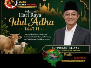 Kaperwil Kalimantan Tengah Media suara Kalteng Ucapkan Selamat Hari Raya Idul Adha 1447 Hijriah