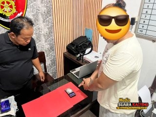 Seorang pria berinisial MD di amankan Unit Reskrim Polsek Kota Besi Karena Menyimpan Sabu Didalam Dompet