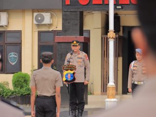 Pimpin Apel Pagi, Wakapolres Seruyan: Disiplin Kunci Jaga Kepercayaan Publik