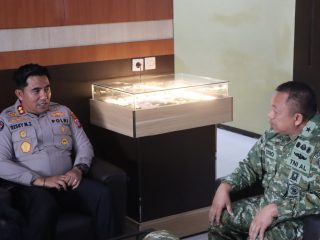 Sesko TNI Kunjungi Polres Kotim, Perkuat Sinergi Penanganan Karhutla